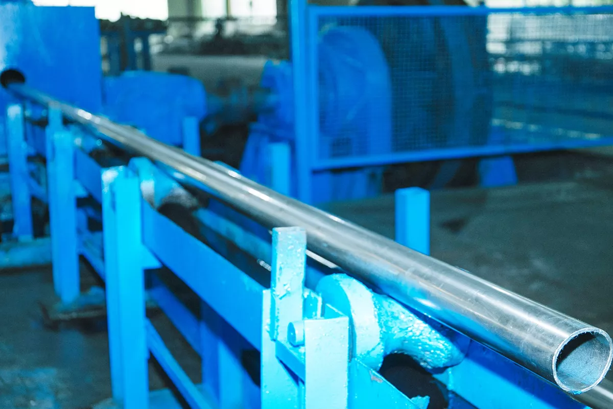 Seamless steel pipe production line