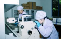 Metallographic analysis of stainless steel microstructure